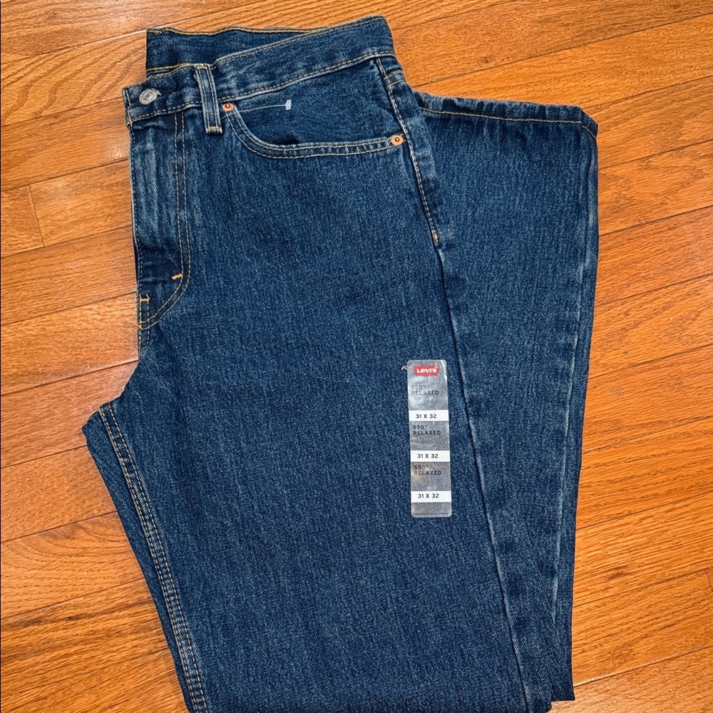 Levi's Relaxed 550 Men's Dark Blue Relaxed Jeans